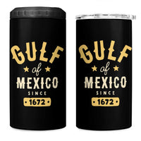 Gulf of Mexico Since 1672 4 in 1 Can Cooler Tumbler Golfo de Mexico Classic Vintage