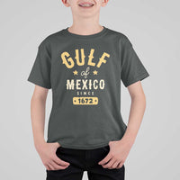 Gulf of Mexico Since 1672 T Shirt For Kid Golfo de Mexico Classic Vintage