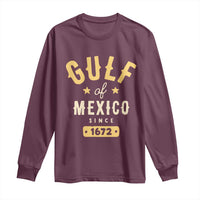 Gulf of Mexico Since 1672 Long Sleeve Shirt Golfo de Mexico Classic Vintage