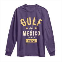 Gulf of Mexico Since 1672 Long Sleeve Shirt Golfo de Mexico Classic Vintage