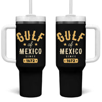 Gulf of Mexico Since 1672 Tumbler With Handle Golfo de Mexico Classic Vintage