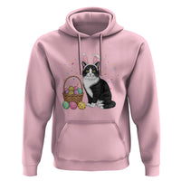 Easter Day Cat Bunny Ears Eggs Graphic Hoodie - Wonder Print Shop