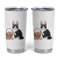 Easter Day Cat Bunny Ears Eggs Graphic Tumbler Cup - Wonder Print Shop