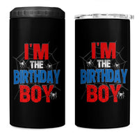 Spider Birthday Boy 4 in 1 Can Cooler Tumbler Spiders Lover Bday Party