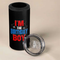 Spider Birthday Boy 4 in 1 Can Cooler Tumbler Spiders Lover Bday Party