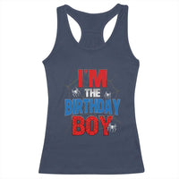 Spider Birthday Boy Racerback Tank Top Spiders Lover Bday Party