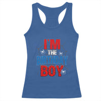 Spider Birthday Boy Racerback Tank Top Spiders Lover Bday Party