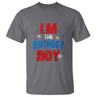 Spider Birthday Boy T Shirt Spiders Web Bday Party