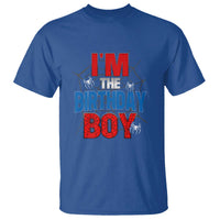 Spider Birthday Boy T Shirt Spiders Web Bday Party