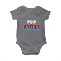 Funny Spider Mom Baby Onesie Son Birthday Party