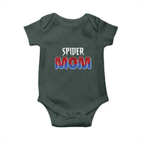 Funny Spider Mom Baby Onesie Son Birthday Party
