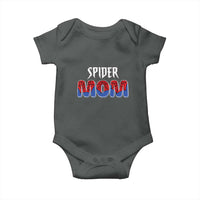 Funny Spider Mom Baby Onesie Son Birthday Party