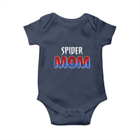 Funny Spider Mom Baby Onesie Son Birthday Party