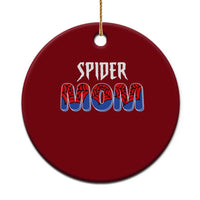 Funny Spider Mom Ceramic Ornament Son Birthday Party - Wonder Print Shop