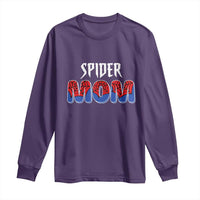 Funny Spider Mom Long Sleeve Shirt Son Birthday Party