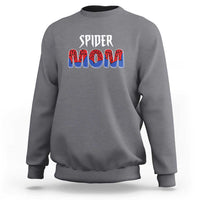 Funny Spider Mom Sweatshirt Son Birthday Party