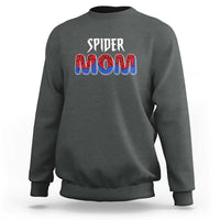 Funny Spider Mom Sweatshirt Son Birthday Party