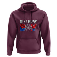 Spider Birthday Boy Hoodie Bday Spiders Party