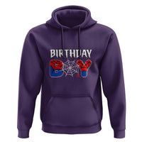 Spider Birthday Boy Hoodie Bday Spiders Party