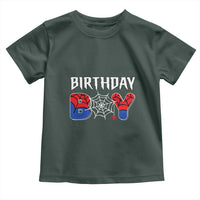 Spider Birthday Boy Toddler T Shirt Bday Spiders Party