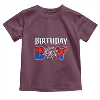 Spider Birthday Boy Toddler T Shirt Bday Spiders Party