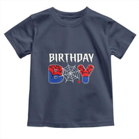 Spider Birthday Boy Toddler T Shirt Bday Spiders Party