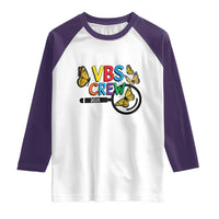 VBS 2025 Raglan Shirt Magnified Vacation Bible School Butterfly VBS Team