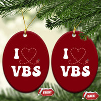 I Love VBS 2025 Ceramic Ornament Vacation Bible School Ladybug VBS Team - Wonder Print Shop