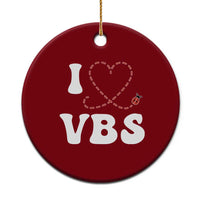 I Love VBS 2025 Ceramic Ornament Vacation Bible School Ladybug VBS Team - Wonder Print Shop
