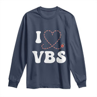 I Love VBS 2025 Long Sleeve Shirt Vacation Bible School Ladybug VBS Team