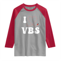 I Love VBS 2025 Raglan Shirt Vacation Bible School Ladybug VBS Team