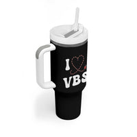 I Love VBS 2025 Tumbler With Handle Vacation Bible School Ladybug VBS Team