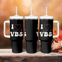 I Love VBS 2025 Tumbler With Handle Vacation Bible School Ladybug VBS Team