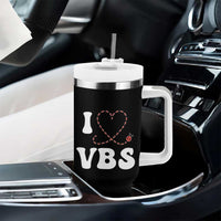 I Love VBS 2025 Tumbler With Handle Vacation Bible School Ladybug VBS Team
