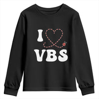 I Love VBS 2025 Youth Sweatshirt Vacation Bible School Ladybug VBS Team