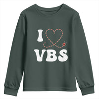 I Love VBS 2025 Youth Sweatshirt Vacation Bible School Ladybug VBS Team