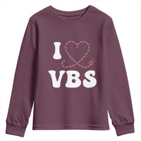 I Love VBS 2025 Youth Sweatshirt Vacation Bible School Ladybug VBS Team
