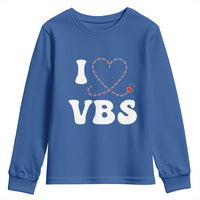 I Love VBS 2025 Youth Sweatshirt Vacation Bible School Ladybug VBS Team
