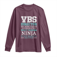 VBS Director Long Sleeve Shirt Vacation Bible School Christian Teacher