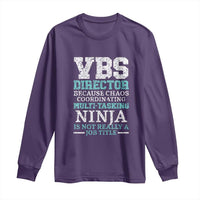 VBS Director Long Sleeve Shirt Vacation Bible School Christian Teacher