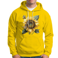 Sunflower And Honey Bees Floral Bee Botanical Insect Nature Shirt for Women, Bee T-shirt, Bee Lover Gift, Insect Shirts, Spiritual Shirt Hoodie - Wonder Print Shop