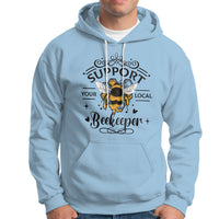 Support Your Local Beekeeper Save The Bees Vintage Beehive Beekeeper Shirt, Bee T-shirt, Bee Lover Gift, Insect Shirts, Spiritual Shirt Hoodie - Wonder Print Shop