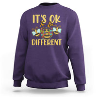 It's Ok To Be Different Bee Kind Autism Bee Inspirational Retro Shirt, Bee T-shirt, Bee Lover Gift, Insect Shirts, Spiritual Shirt, Awareness Shirt Sweatshirt - Wonder Print Shop