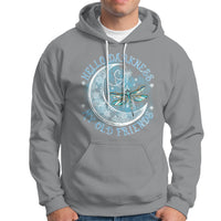 Dragonfly Hoodie Hello Darkness My Old Friend Sound Of Silence Moon and Dragonfly Mandala Mystic Peaceful Meditation Shirt for Women, Dragonfly T-shirt, Dragonfly Gift, Insect Lover Shirt - Wonder Print Shop