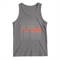 Retro Flyers Name Script Style Tank Top Vintage Distressed Graphic Sports Fan Pride