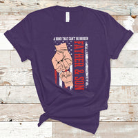Father's Day T Shirt American Flag Father and Son A Bond That Can't Be Broken Family Matching Dad and Son - Wonder Print Shop