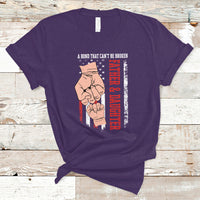 Father's Day T Shirt American Flag Father and Daughter A Bond That Can't Be Broken Family Matching Dad and Daughter - Wonder Print Shop