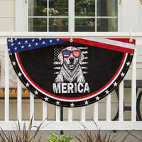Merica Golden Retriever Patriotic Fan Flag Dog US Flag 4th Of July