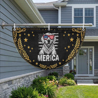 Merica Golden Retriever Patriotic Fan Flag Dog US Flag 4th Of July