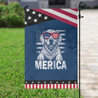 Merica Golden Retriever Garden Flag Patriotic Dog US Flag 4th Of July